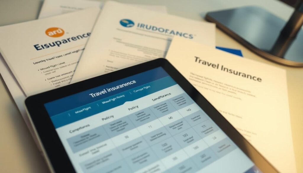 comparing insurance providers for missed flights
