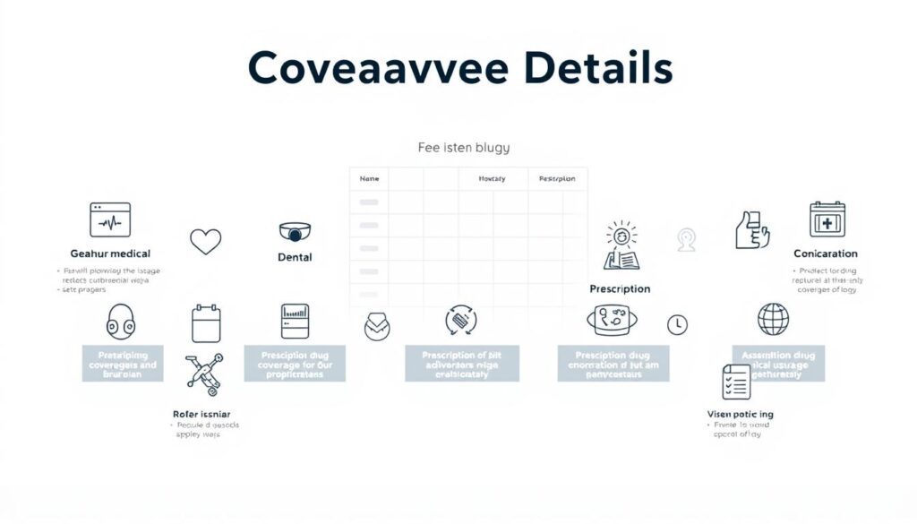 A detailed, professionally-designed illustration showcasing the key coverage details of GEHA insurance. The image depicts a clean, modern layout with a sleek, minimalist aesthetic. In the foreground, various icons and infographic elements visually represent the different coverages and benefits offered by GEHA, such as medical, dental, vision, and prescription drug plans. The middle ground features a subtle grid-based layout, giving the composition a sense of structure and organization. The background is a soft, neutral color palette, allowing the informative elements to take center stage. Crisp lighting and a shallow depth of field create a polished, high-quality look and feel, effectively communicating the comprehensive nature of GEHA's insurance coverage.